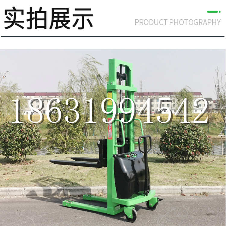 金昌市电动叉车堆高车液压铲车电瓶1吨2吨站驾步行式小型全自动叉车